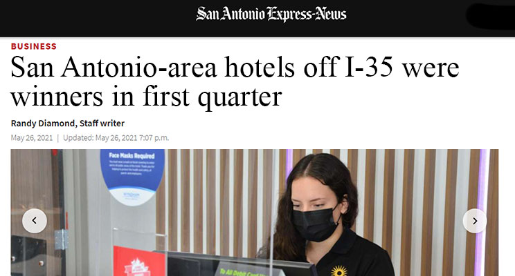 San Antonio Express-News - San Antonio-area hotels off I-35 were winners in first quarter