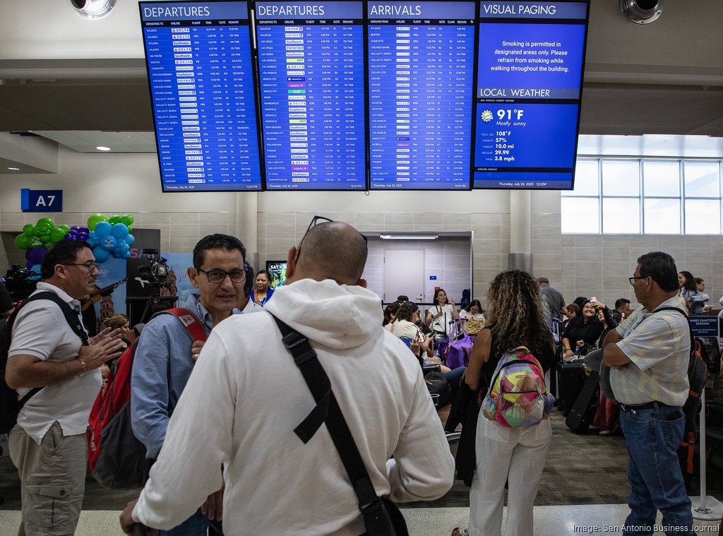 San Antonio Business Journal - San Antonio airport area hotels see business drop - Fewer travelers flying into San Antonio International Airport may be having an impact on hotel business in the area. Gabe Hernandez | SABJ